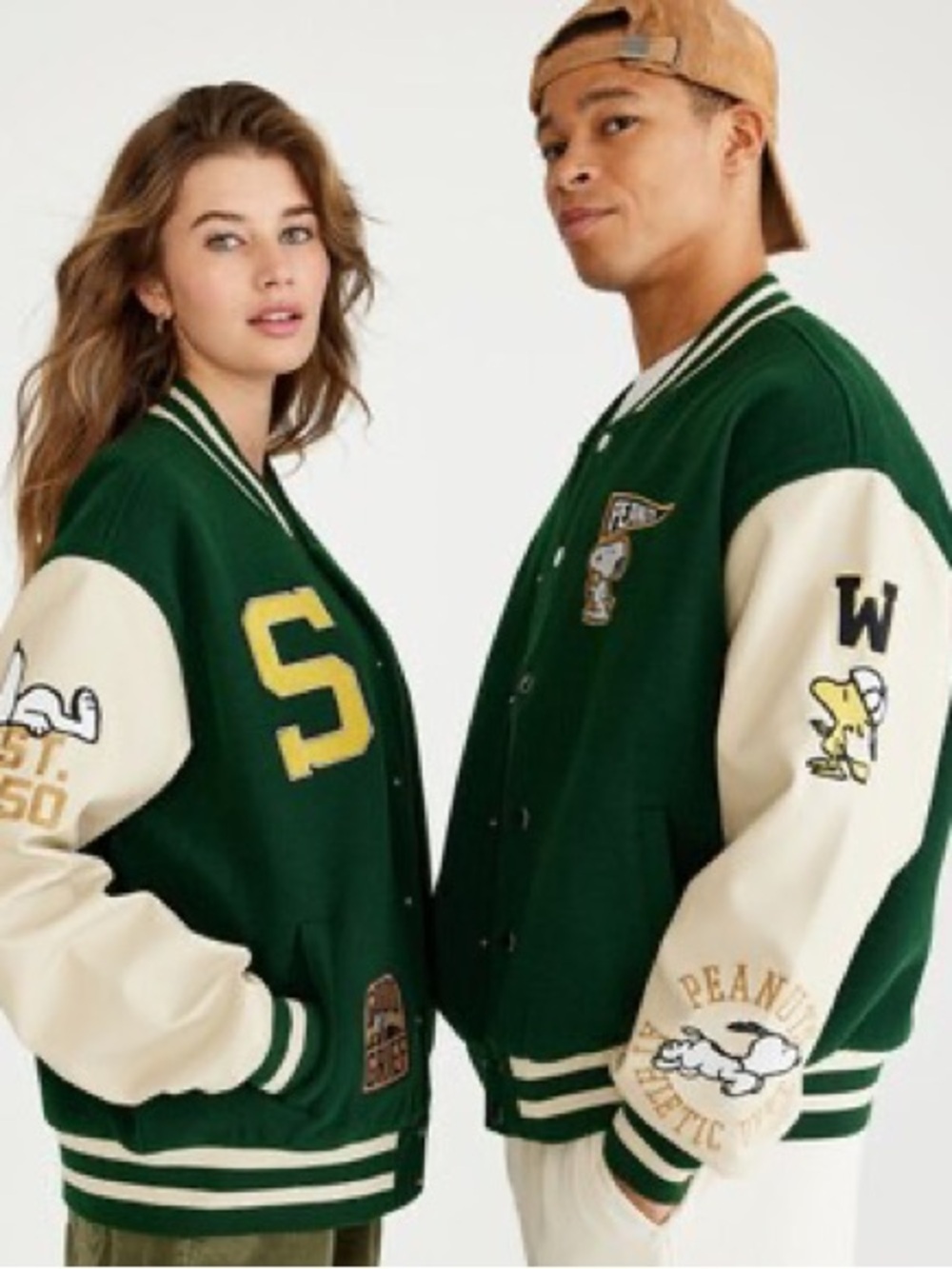 Peanuts x Aéropostale Snoopy Varsity Letterman’s Jacket - Size XL